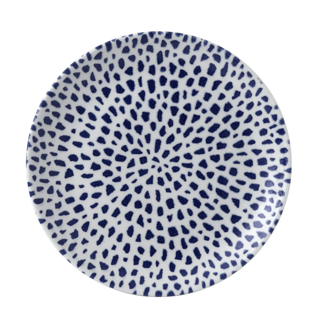 DUDSON Assiette coupe plate rond terracotta porcelaine vitrifiée Ø 26 cm Terrazzo Online