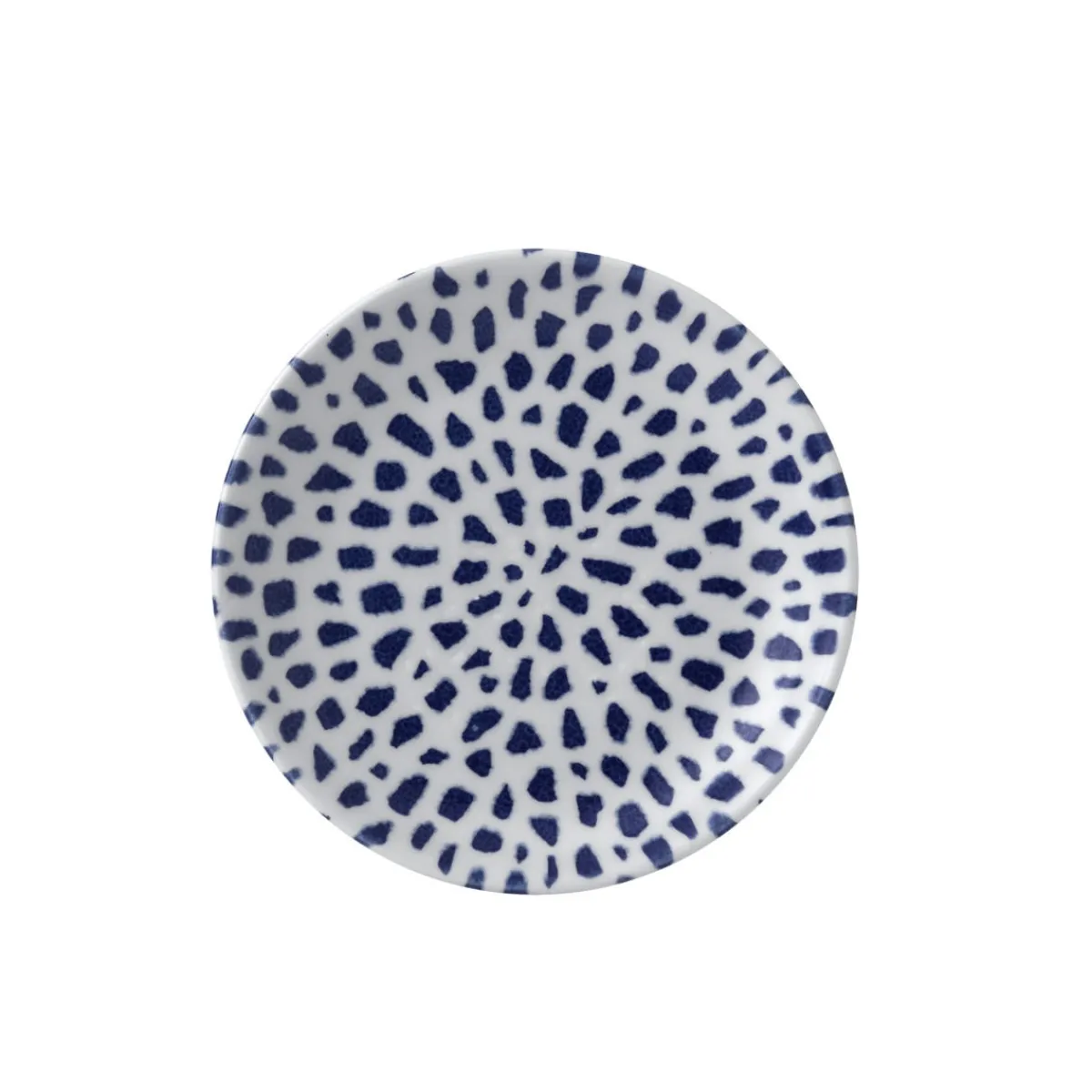 DUDSON Assiette coupe plate rond terracotta porcelaine vitrifiée Ø 16,5 cm Terrazzo New