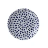 DUDSON Assiette coupe plate rond terracotta porcelaine vitrifiée Ø 21,7 cm Terrazzo Clearance