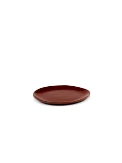 SERAX Assiette coupe plate rond Venetian red grès émaillé Ø 18 cm La Mère Clearance