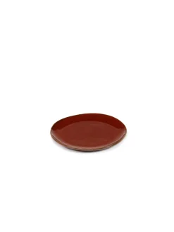 SERAX Assiette coupe plate rond Venetian red grès émaillé Ø 18 cm La Mère Clearance