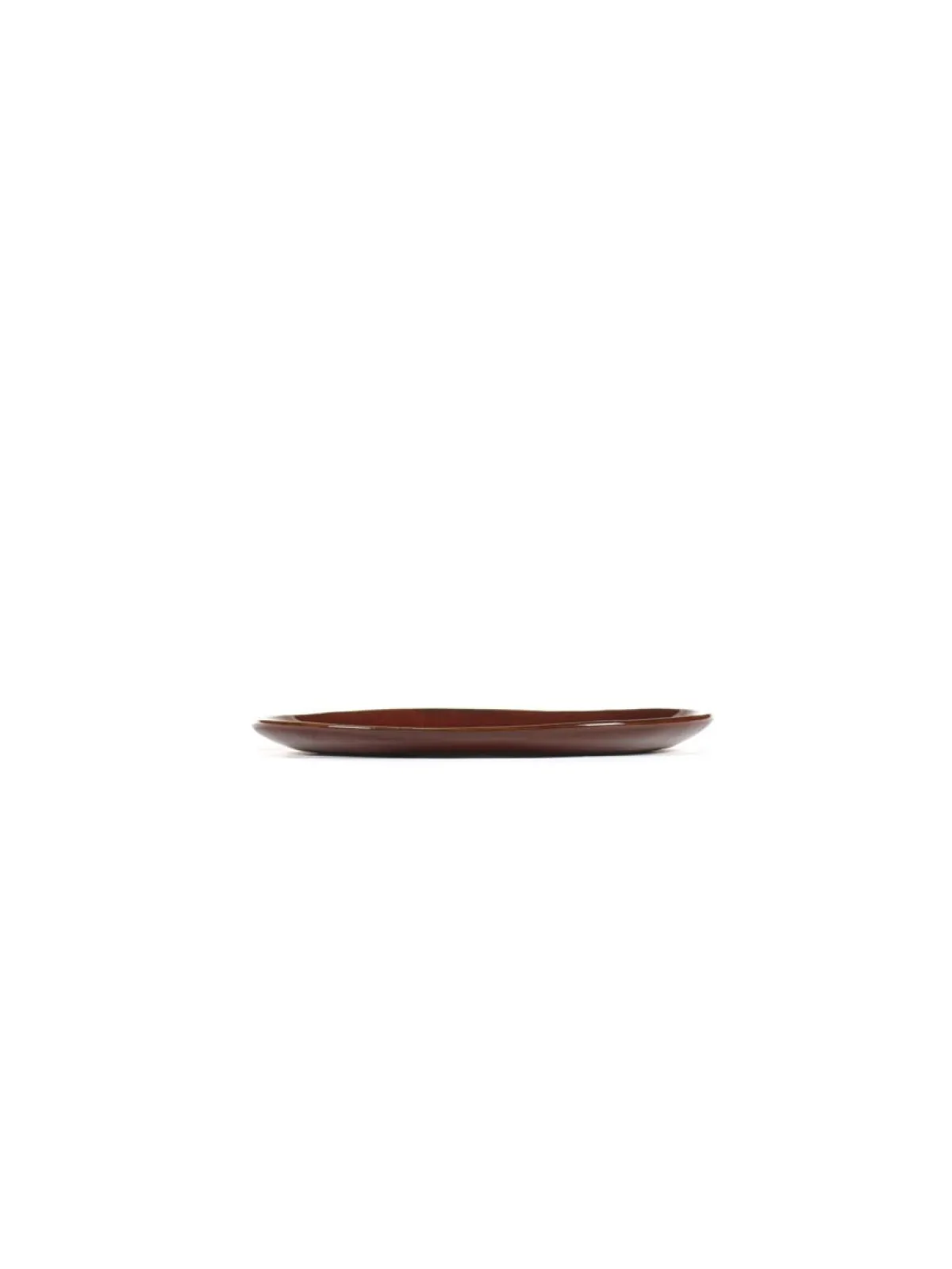 SERAX Assiette coupe plate rond Venetian red grès émaillé Ø 18 cm La Mère Clearance