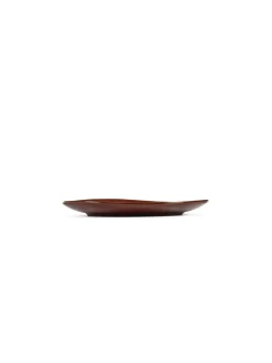 SERAX Assiette coupe plate rond Venetian red grès émaillé Ø 20 cm La Mère Discount