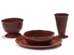 Assiette coupe plate rond Venetian red grès émaillé Ø 27 cm La Mère - SERAX Hot