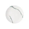 Assiette coupe plate rond vert porcelaine vitrifiée Ø 21,7 cm Inked Tide Accents - CHURCHILL New