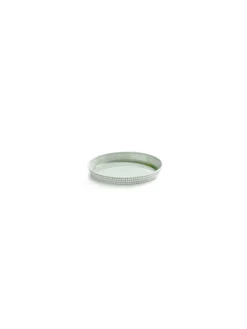 Assiette coupe plate rond vert porcelaine bone china Ø 10 cm Nido - SERAX Sale