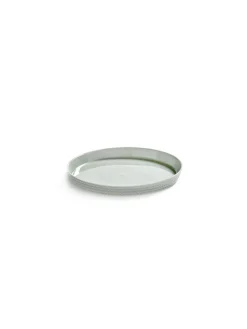 Assiette coupe plate rond vert porcelaine bone china Ø 16 cm Nido - SERAX Hot