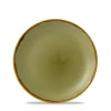 DUDSON Assiette coupe plate rond vert porcelaine vitrifiée Ø 16,5 cm Harvest Best