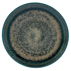 MEDARD DE NOBLAT Assiette coupe plate rond vert porcelaine Ø 27 cm Palazzo Discount