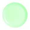 LUMINARC Assiette coupe plate rond vert verre opal Ø 25 cm Diwali Outlet
