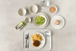 ESSENTIALS COLLECTION Assiette coupe plate stone grès renforcé Ø 16 cm Twist Sale