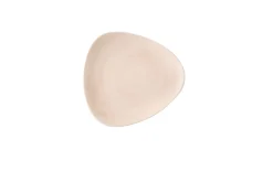 CHURCHILL Assiette coupe plate triangulaire Canvas Coral porcelaine vitrifiée 26,5x26,5 cm Stonecast Canvas Online