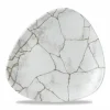 CHURCHILL Assiette coupe plate triangulaire gris porcelaine vitrifiée Ø 19,2 cm 19,2x19,2 cm Kintsugi Agate Grey Online