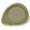 RAK Assiette coupe plate triangulaire Emerald porcelaine vitrifiée 24x19,4 cm stone Spot Online