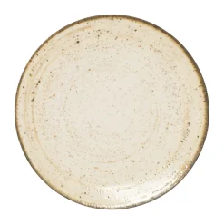 PRO.MUNDI Assiette coupe rond beige porcelaine Ø 25 cm Lunéa Hot