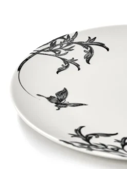 SERAX Assiette coupe rond BUTTERFLY BALLET porcelaine Ø 18 cm Unity Outlet