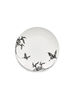SERAX Assiette coupe rond BUTTERFLY BALLET porcelaine Ø 18 cm Unity Outlet