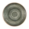 Assiette coupe rond gris anthracite porcelaine Ø 16 cm Terra - PRO.MUNDI New