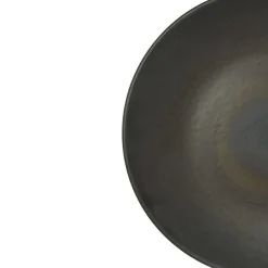 ACCOLADE Assiette coupe rond gris brun grès émaillé Ø 21 cm Enigma Online