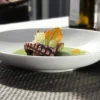 RAK Assiette coupe rond ivoire porcelaine vitrifiée Ø 7,4 cm Nano