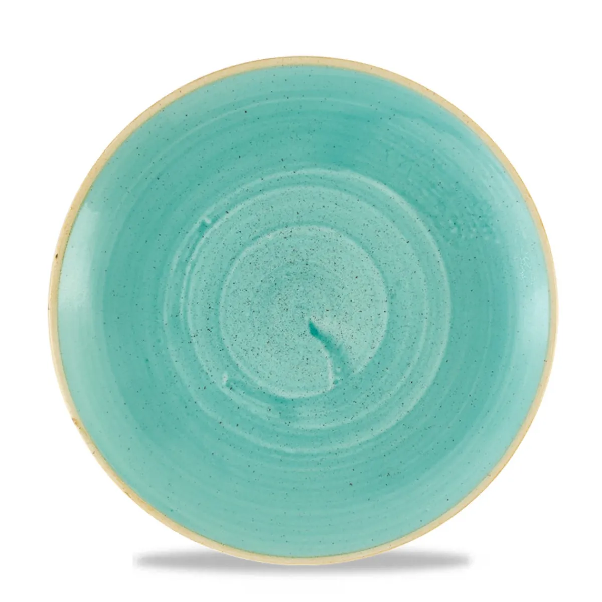 Assiette coupe rond Mint porcelaine vitrifiée Ø 21,7 cm Stonecast Mint - CHURCHILL