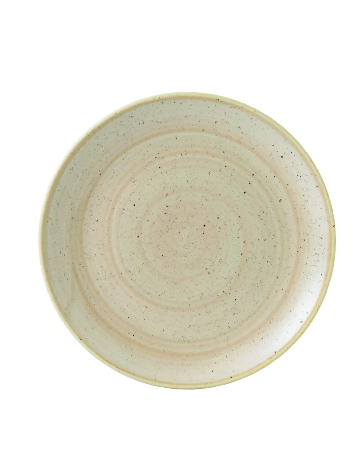Assiette coupe rond Nutmeg Cream porcelaine vitrifiée Ø 26 cm Stonecast Nutmeg - CHURCHILL New