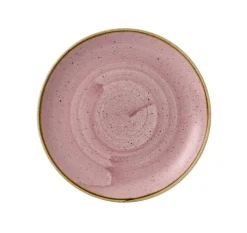 Assiette coupe rond Petal Pink porcelaine vitrifiée Ø 21,7 cm Stonecast Petal - CHURCHILL Clearance