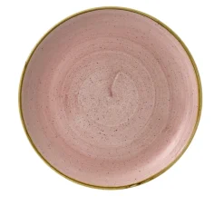 CHURCHILL Assiette coupe rond Petal Pink porcelaine vitrifiée Ø 28,8 cm Stonecast Petal