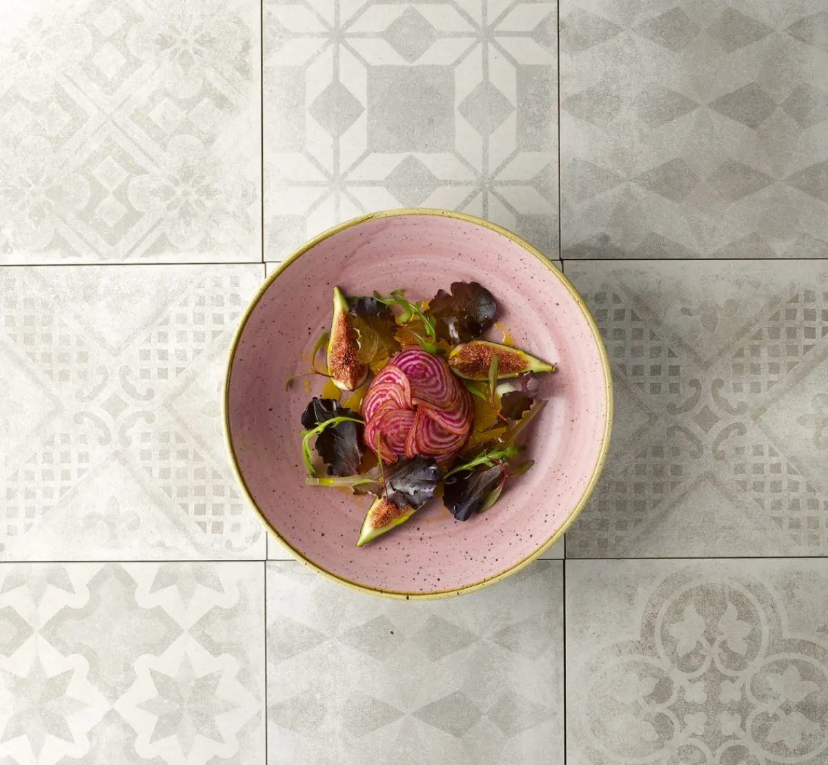 CHURCHILL Assiette coupe rond Petal Pink porcelaine vitrifiée Ø 26 cm Stonecast Petal Best
