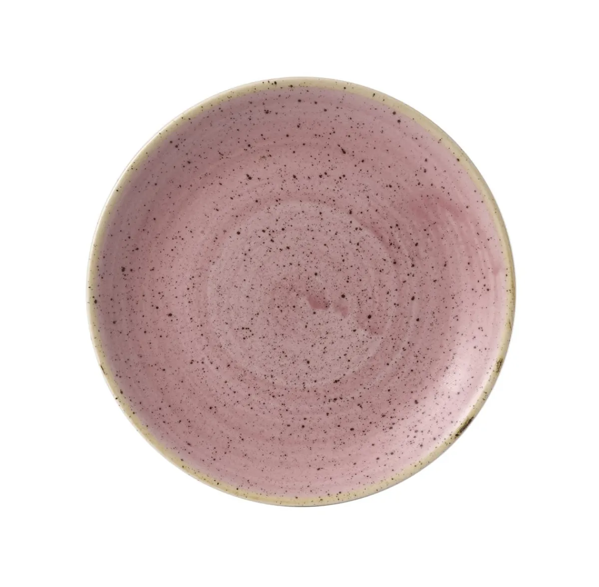 CHURCHILL Assiette coupe rond Petal Pink porcelaine vitrifiée Ø 16,5 cm Stonecast Petal
