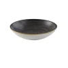 Assiette coupe rond Raw Black porcelaine vitrifiée Ø 28,8 cm Stonecast Raw - CHURCHILL Online