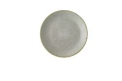 Assiette coupe rond raw grey porcelaine vitrifiée Ø 21,7 cm Stonecast Raw - CHURCHILL