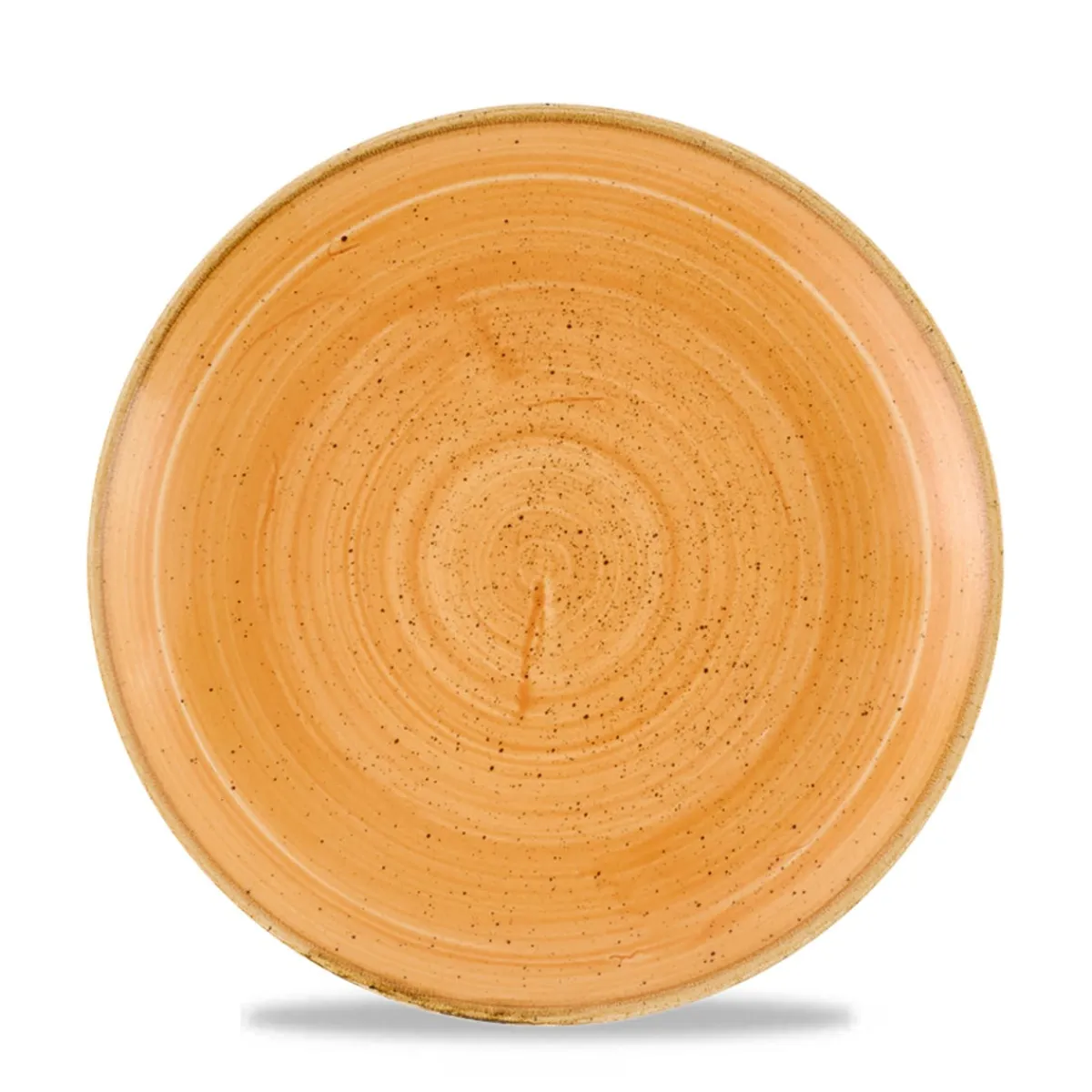 CHURCHILL Assiette coupe rond Tangerine porcelaine vitrifiée Ø 21,7 cm Stonecast Tangerine Clearance