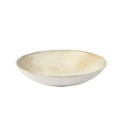 Assiette creuse beige grès émaillé Ø 22 cm Sahara - ACCOLADE Discount