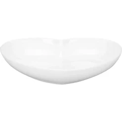 Assiette creuse blanc porcelaine 28,2x25 cm Cliché - RAK New