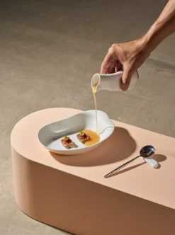 Assiette creuse blanc porcelaine 25,5x21,5 cm Jelly - COOKPLAY Online