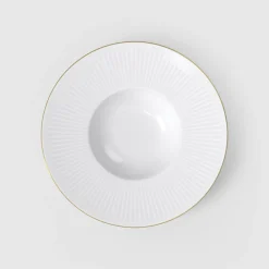 Assiette creuse blanc porcelaine bone china Ø 29 cm Chateau Septfontaines - VILLEROY & BOCH