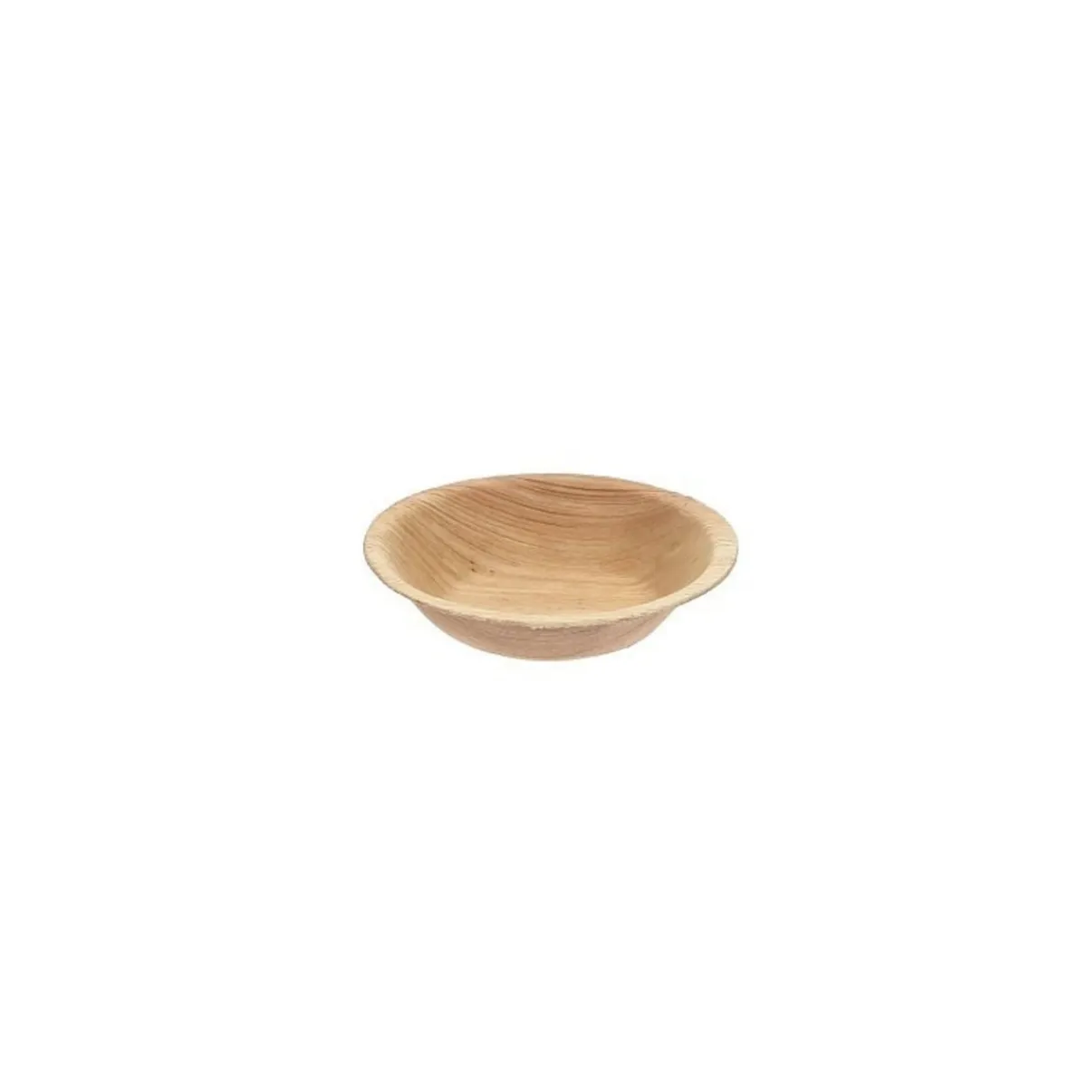 Assiette creuse bois Ø 10 cm 2 cm Oxstal (100 pièces) - PRO.MUNDI Online