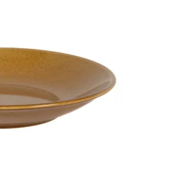 Assiette creuse caramel grès renforcé Ø 23 cm Twist - ESSENTIALS COLLECTION Outlet