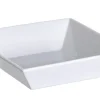 PRO.MUNDI Assiette creuse carré blanc porcelaine 20x20 cm Edina Hot