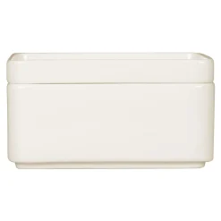 Assiette creuse carré blanc porcelaine 16x16 cm Fractal - RAK