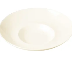 Assiette creuse gourmet rond ivoire porcelaine vitrifiée Ø 26 cm Fine Dine - RAK Sale
