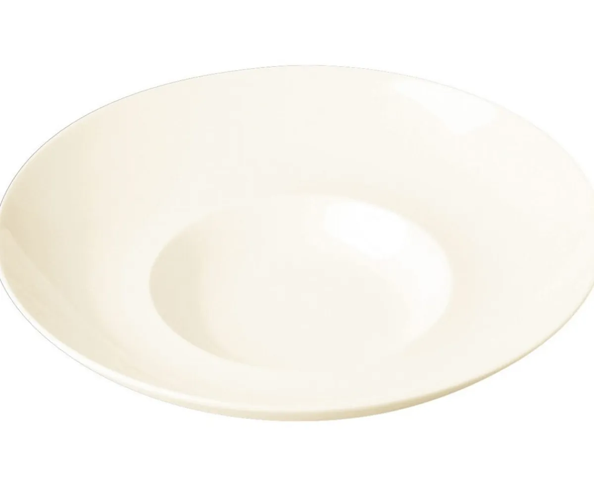 Assiette creuse gourmet rond ivoire porcelaine vitrifiée Ø 29 cm Fine Dine - RAK Clearance