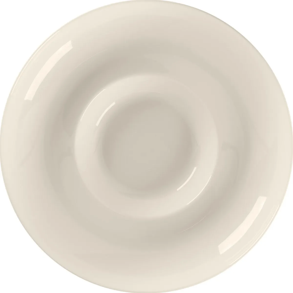 Assiette creuse gourmet rond blanc porcelaine bone china Ø 29 cm Fedra - RAK Best