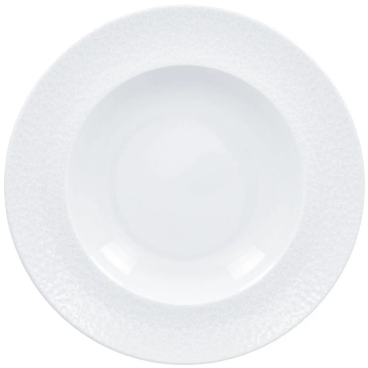 Assiette creuse irrégulier blanc porcelaine Ø 27,7 cm Charm - RAK Hot