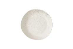 Assiette creuse organique barley white porcelaine vitrifiée 21,5 cm Stonecast Natural - CHURCHILL Sale