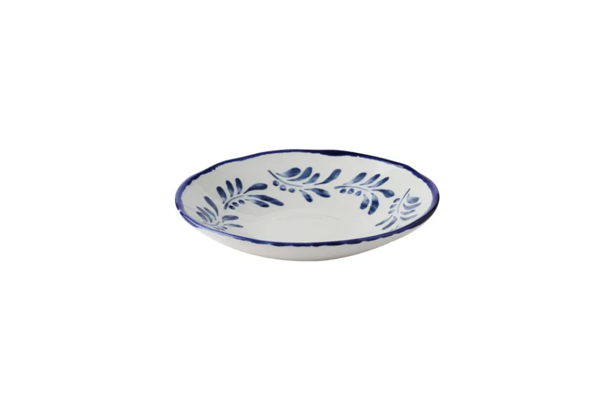 DUDSON Assiette creuse organique Ink porcelaine vitrifiée Ø 21 cm Harvest Mediterranean Online