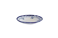 DUDSON Assiette creuse organique Ink porcelaine vitrifiée Ø 25 cm Harvest Mediterranean Outlet