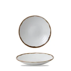 DUDSON Assiette creuse organique Natural porcelaine vitrifiée Ø 14,2 cm Harvest Sale