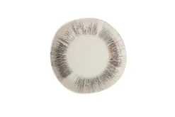 Assiette creuse organique Pink porcelaine vitrifiée Ø 20 cm Lyra - CHURCHILL